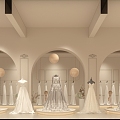 Modern Wedding Shop First 3d model