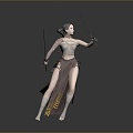 female warrior female warrior female soldier female guard female assassin female killer ancient female warrior ancient female soldier 3d model