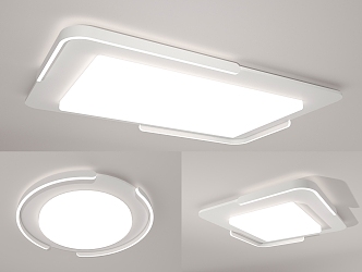 modern ceiling lamp 3d model