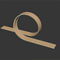Wooden Clothes Hanger with Curved Loop Design for Wardrobe Storage and