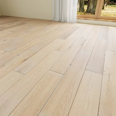 Light Colored Wooden Flooring With Natural Texture Neatly Laid In Bright Interior Space 3d model