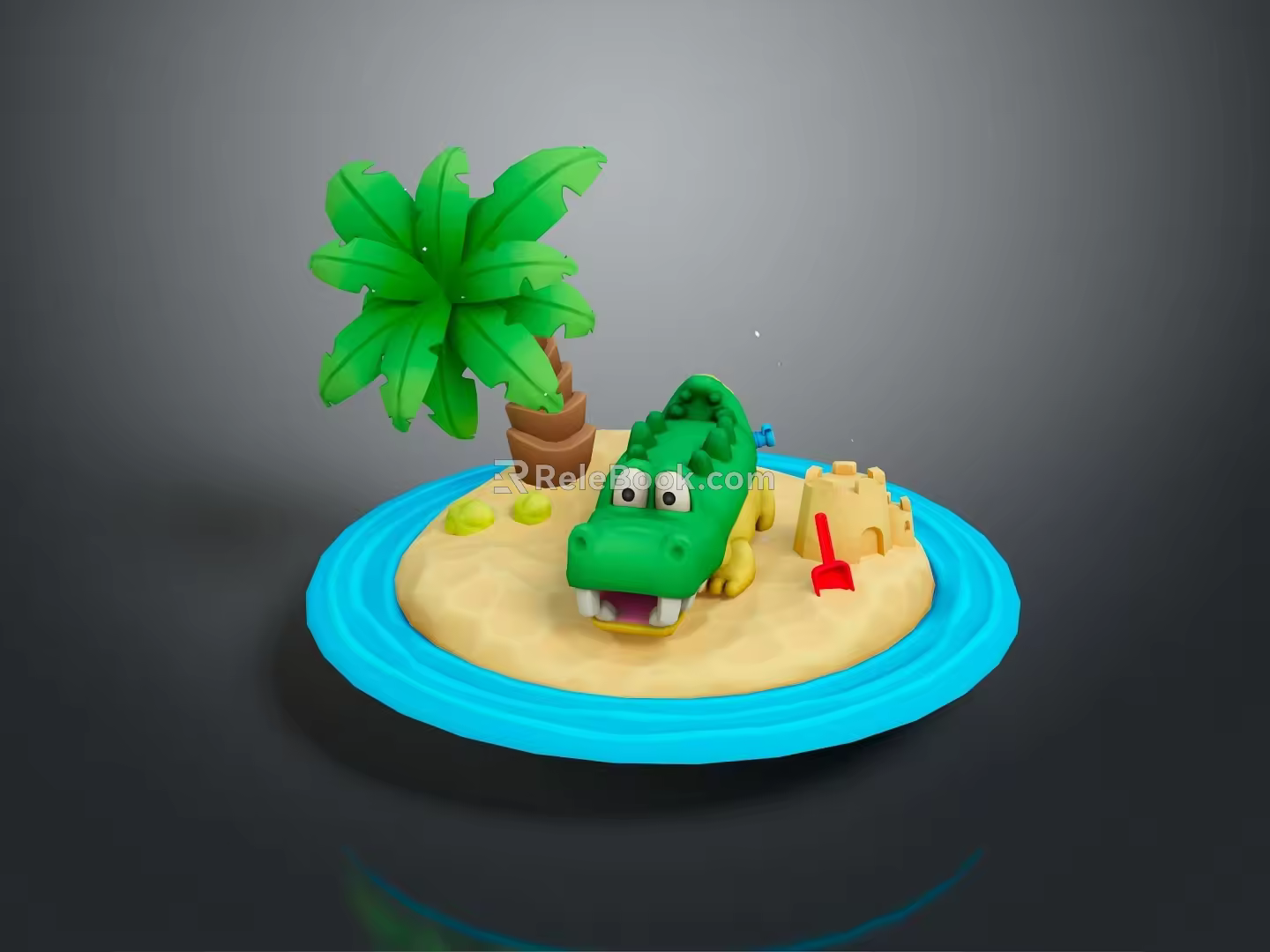 Crocodile Alligator Nile Crocodile carnivore reptile cold-blooded animal reptile 3d model