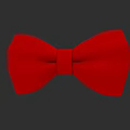 Elegant Red Bow Tie Ideal For Formal Events And Stylish Outfits