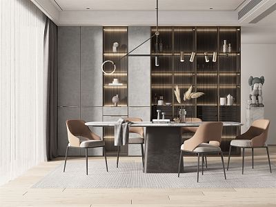 Modern Restaurant 3d model