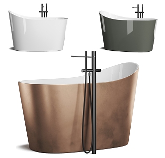 Special-shaped independent bathtub 3d model