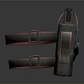 Futuristic Sci Fi Tactical Weapon Gear With Metallic Body And Straps Design