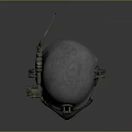 Camouflage Military Tactical Helmet With Goggles Antenna And Protective Design