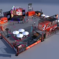 Douyin Music Festival Outdoor Event Setup With JD.COM Stage And Seating Area