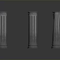 Columns Stone Columns Stone Columns Old Columns Roman Columns Roman Columns Classical Columns Greek Columns 3d model
