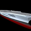 Advanced Military Weapon Aircraft Carrier Featuring Flight Deck and Combat Systems 3d model