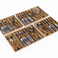Modern Tableware Combination 3d model