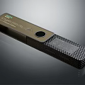 High Performance Computer USB Drive with Carbon Fiber Casing LED Indicators and Fast Data Transfer 3d model