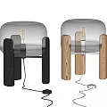 Modern table lamp 3d model