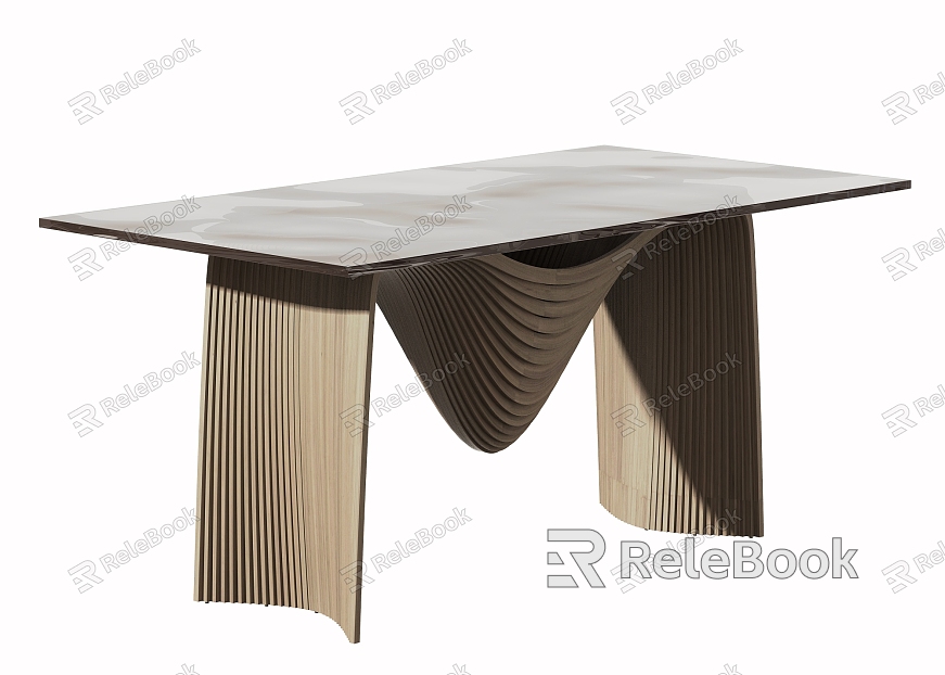 Modern dining table model