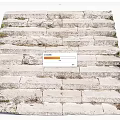 Worn Stone Stairs With Grass Growing On Steps And Weathered Texture 3d model