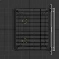 Bosch Built In Black Oven With Control Panel And Heating Elements