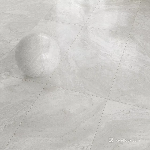 Light Beige Marble Pattern Floor Tiles For Modern Living Space And Bedroom Design 3d model 