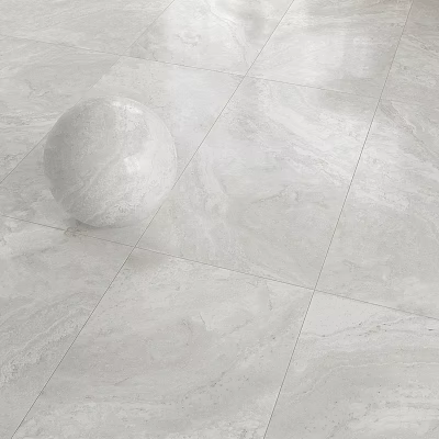 Light Beige Marble Pattern Floor Tiles For Modern Living Space And Bedroom Design 3d model