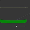 Red Canoe With Wooden Seats And Black Trim For Water Activities