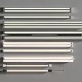 Various LED Light Tubes With Different Designs And Lengths On