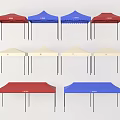 Public Facility Tents In Various Colors For Outdoor Activities And Events