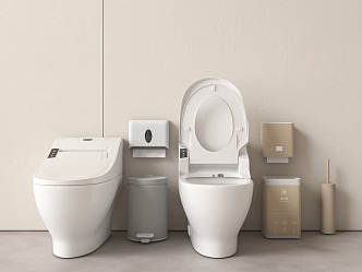 Modern toilet 3d model