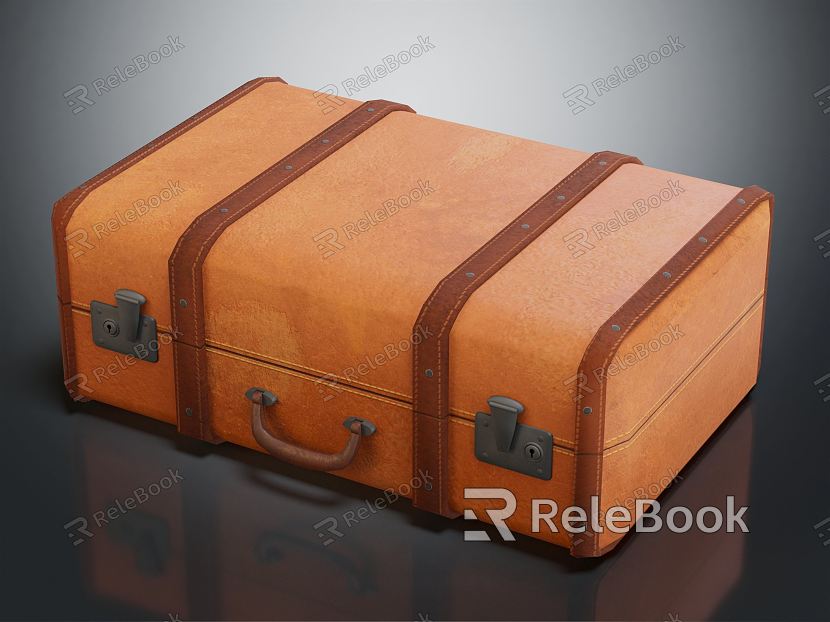 Modern suitcase suitcase model