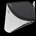 White Wall Mounted Air Curtain Fans With Different Sizes And Ventilation Grilles Design