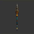 Scepter Ancient Scepter Cane Ancient Scepter Magic Scepter Metal Scepter Classical Scepter Magic Scepter 3d model