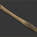 Natural Aged Wooden Stick With Rustic Texture And Handcrafted Design
