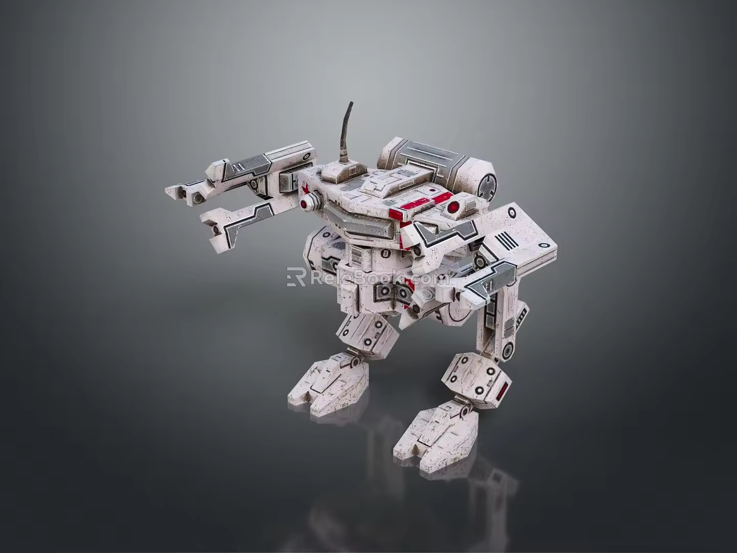 Robot Assistant Small Robot Butler Robot Butler Figure Game Figure 3d model