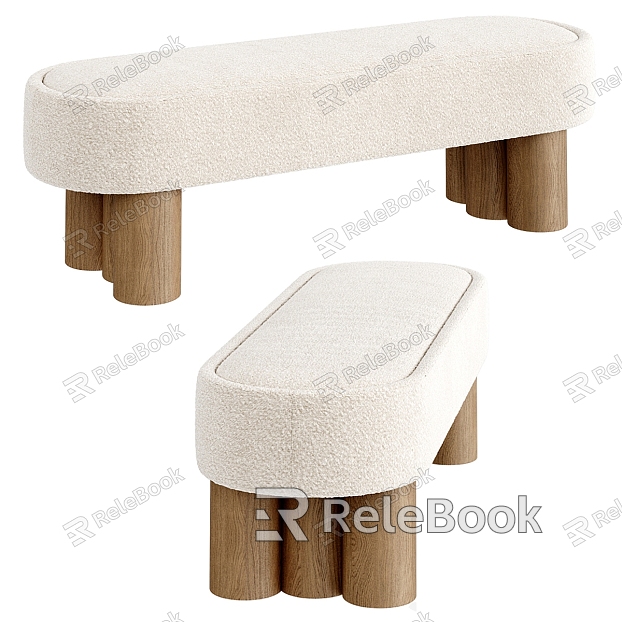 Modern sofa stool model