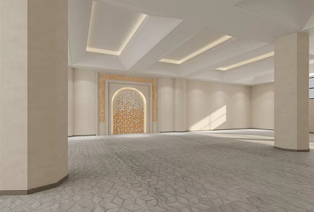 Modern Chapel Mosque 3d model