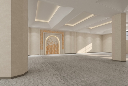 Modern Chapel Mosque 3d model