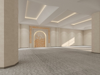 Modern Chapel Mosque 3d model