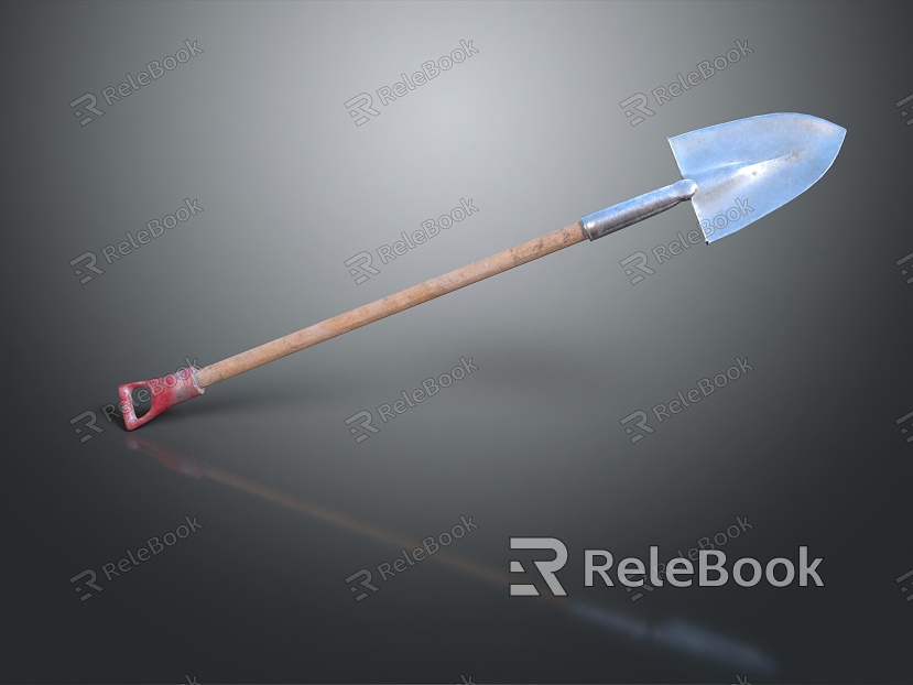 Modern spade spade shovel pointed spade model