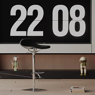 Modern Bar Chair 3d model