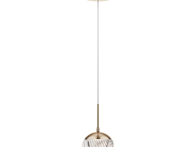 Modern Simple Light Luxury Chandelier Simple Chandelier 3d model