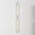 Contemporary Cylindrical Glass Pendant Light With Sleek Metal Frame And Soft Illumination For Interior Spaces