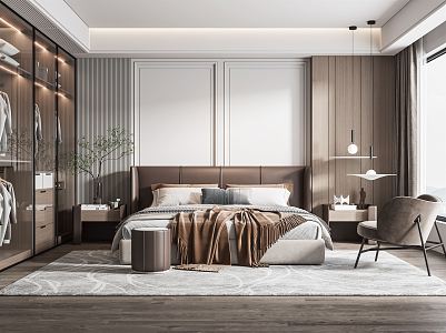 Modern Bedroom 3d model