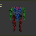 Mech Warrior Mech Soldier Machine Battlearm Mechanical Battlearm Machine Fighter Robot 3d model