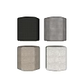 Sofa Bench Stool Fabric Stool 3d model