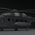 Straight 8L Wide Body Transport Helicopter Straight 8 Z8L Z8L Z8 Helicopter Straight 8 Wide Body Straight 8 3d model