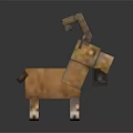 Pixel Art Style Goat Shaped Decorative Furniture For Home Decoration