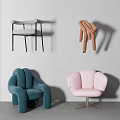 Stylish Modern Single Sofa Collection With Various Colors And Unique Shapes