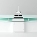 modern experimental platform experimental central platform 3d model