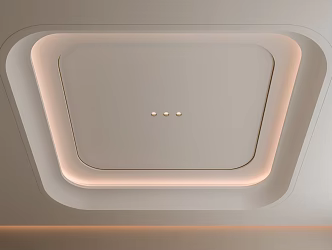 Modern Ceiling Arc Ceiling Minimalist Downlight 3d model