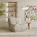 Modern Lazy Sofa 3d model