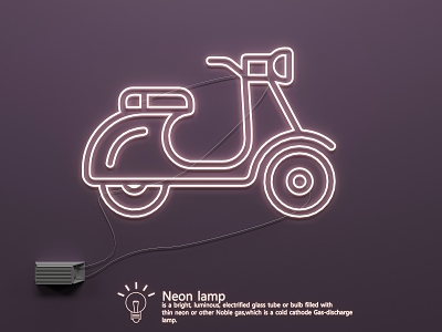 Neon Light 3d model