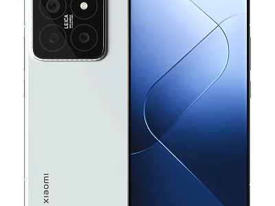 Xiaomi Smartphone With Rear Camera Module Curved Display And Light Body Design 3d model